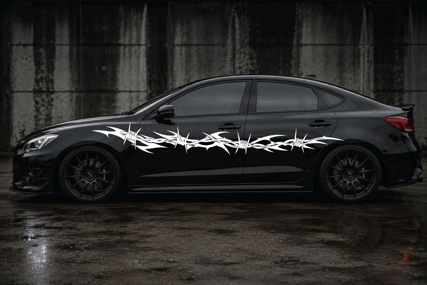Barbed Wire Side Decal - 2 Pack