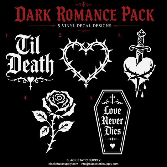 Dark Romance Decal Pack