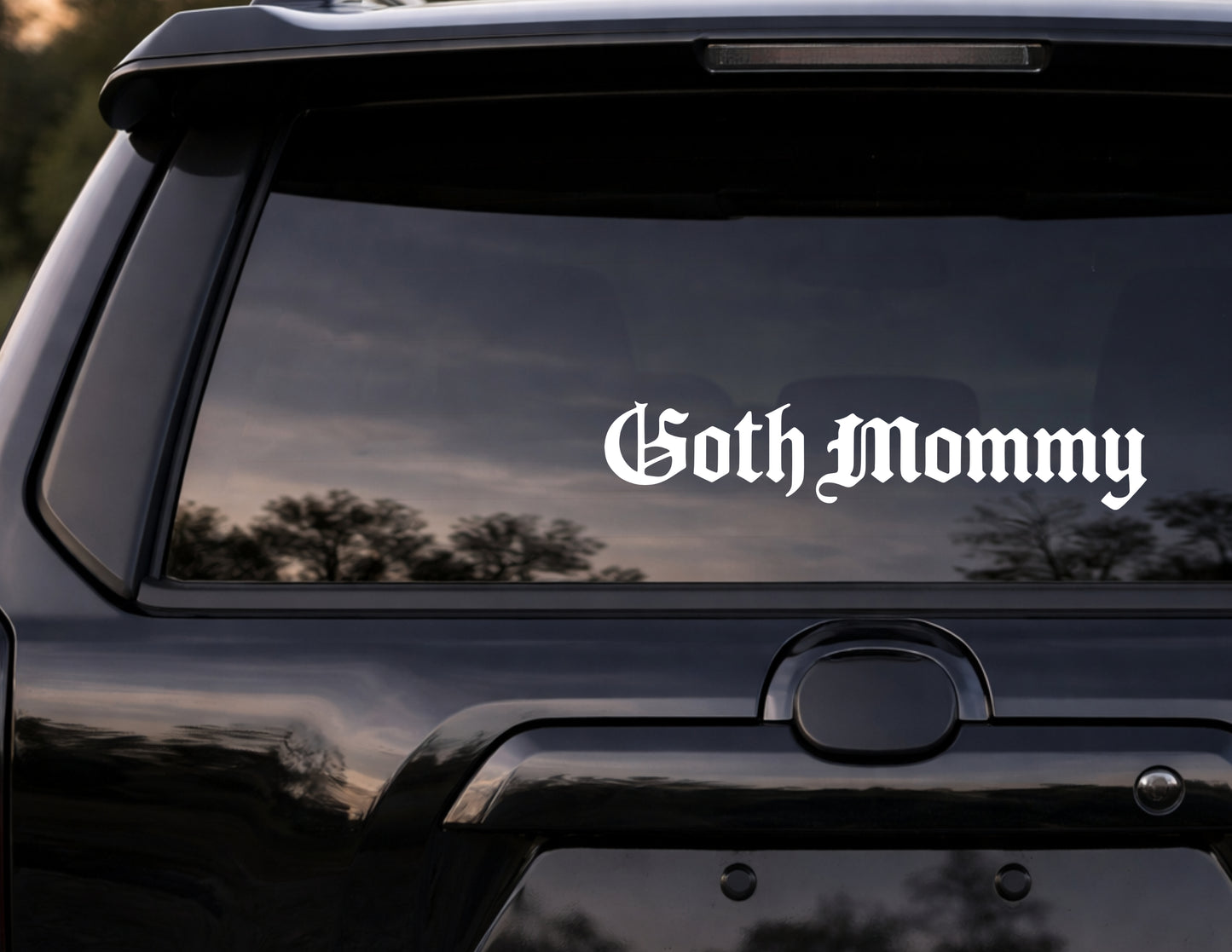Goth Mommy Text Decal